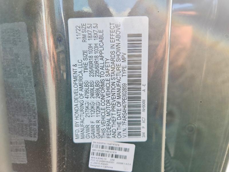 Продаж на аукціоні авто 2023 Honda Cr-v, vin: 7FARS4H47PE002859, номер лоту: 67825126