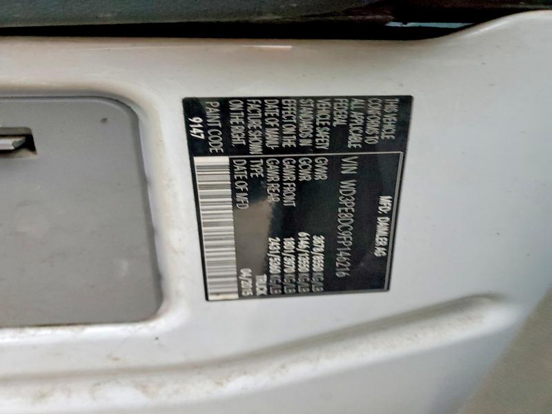 Продаж на аукціоні авто 2015 Mercedes-benz Sprinter, vin: WD3PE8DC9FP146216, номер лоту: 70104526