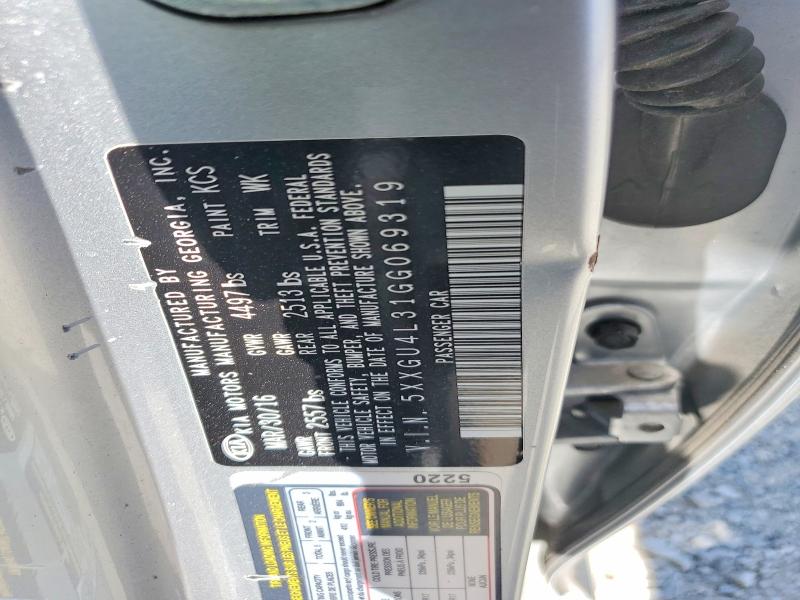 Aukcja sprzedaży 2016 Kia Optima, vin: 5XXGU4L31GG069319, numer aukcji: 68666646