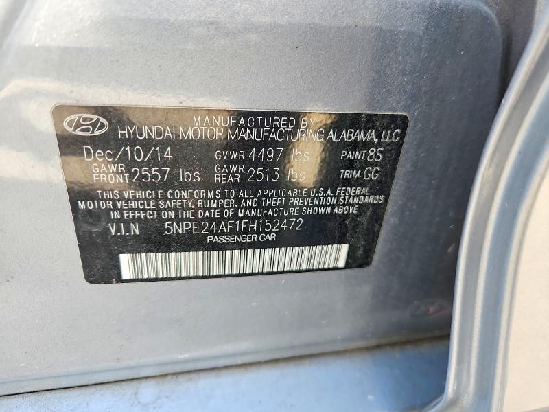 Продажа на аукционе авто 2015 Hyundai Sonata, vin: 5NPE24AF1FH152472, номер лота: 68633476