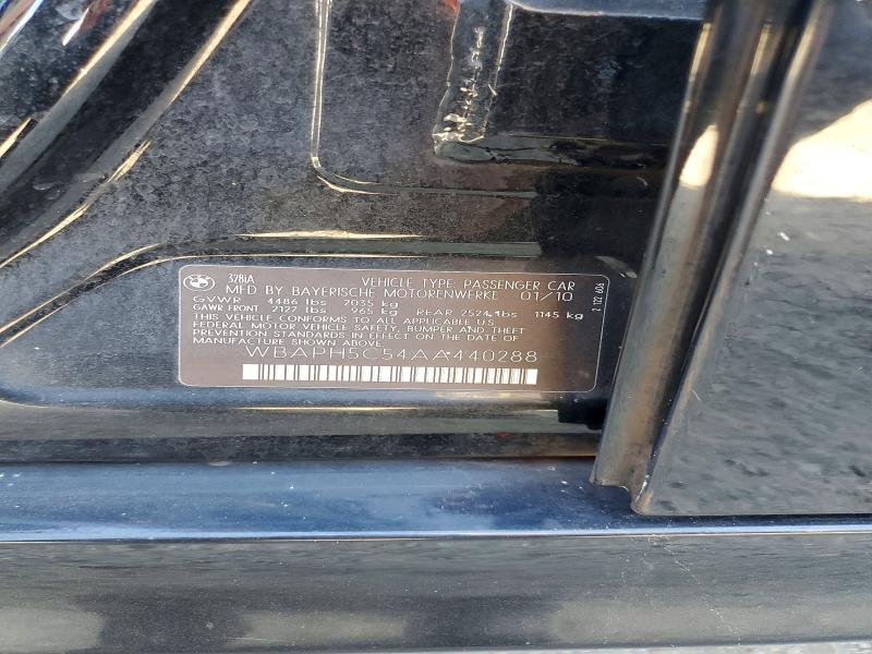 66857646 :رقم المزاد ، WBAPH5C54AA440288 vin ، 2010 Bmw 328 مزاد بيع