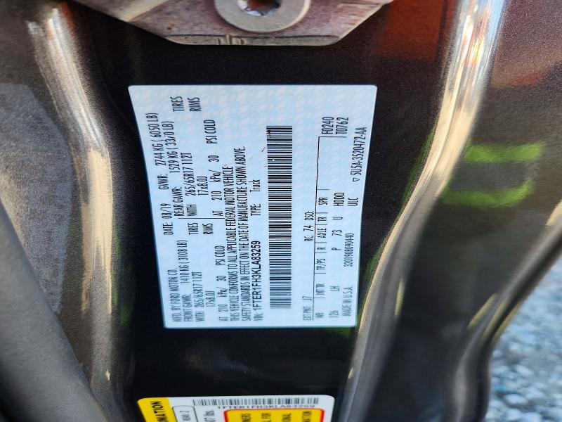 Aukcja sprzedaży 2019 Ford Ranger, vin: 1FTER1FH3KLA83259, numer aukcji: 70909706