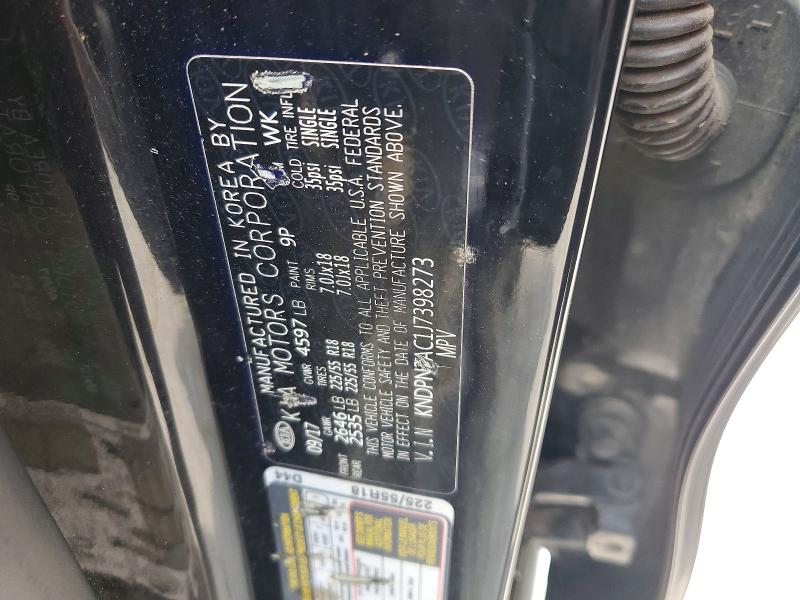 68655026 :رقم المزاد ، KNDPN3AC1J7398273 vin ، 2018 Kia Sportage مزاد بيع