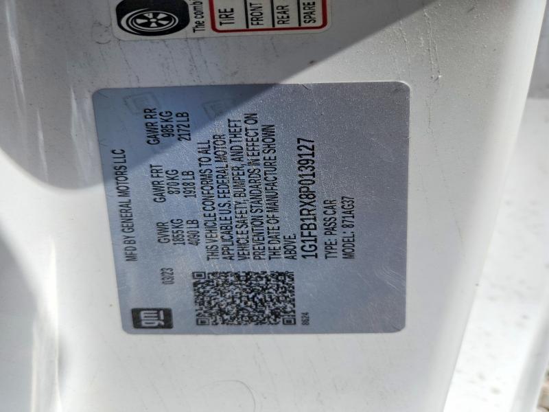 Продаж на аукціоні авто 2023 Chevrolet Camaro, vin: 1G1FB1RX8P0139127, номер лоту: 68663726