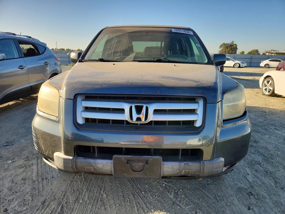 70951856 :رقم المزاد ، 2HKYF18486H562173 vin ، 2006 Honda Pilot مزاد بيع