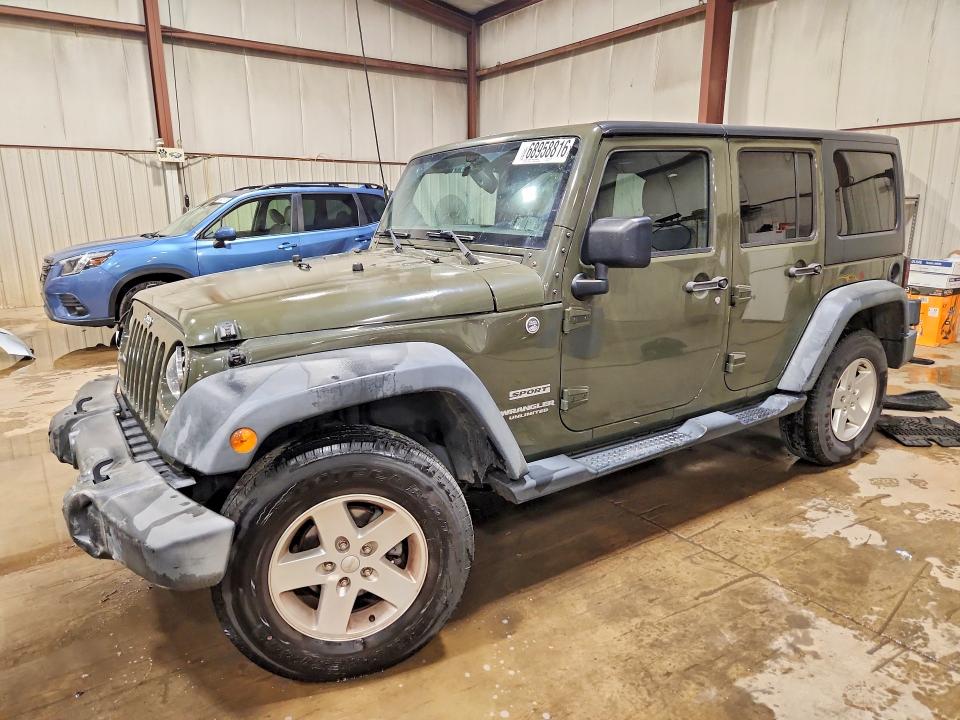 68958816 :رقم المزاد ، 1C4HJWDG4FL766542 vin ، 2015 Jeep Wrangler Unlimited مزاد بيع