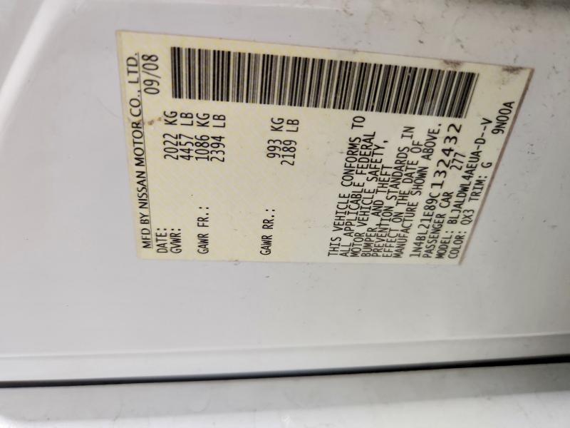 Продаж на аукціоні авто 2009 Nissan Altima, vin: 1N4BL21E89C132432, номер лоту: 70550946