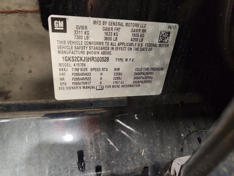 Aukcja sprzedaży 2017 Gmc Yukon, vin: 1GKS2CKJ9HR300528, numer aukcji: 68063176