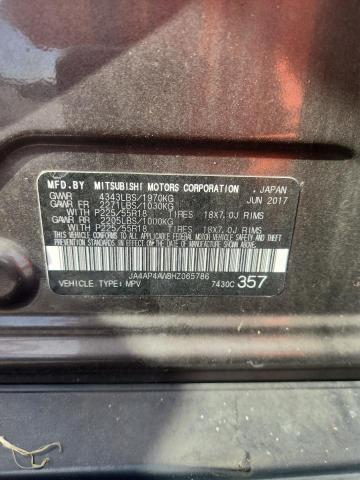 2017 Mitsubishi Outlander Sport მანქანა იყიდება აუქციონზე, vin: JA4AP4AW8HZ065786, აუქციონის ნომერი: 68078026