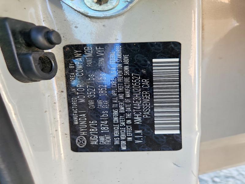 Aukcja sprzedaży 2017 Hyundai Accent, vin: KMHCT4AE3HU205527, numer aukcji: 71103606