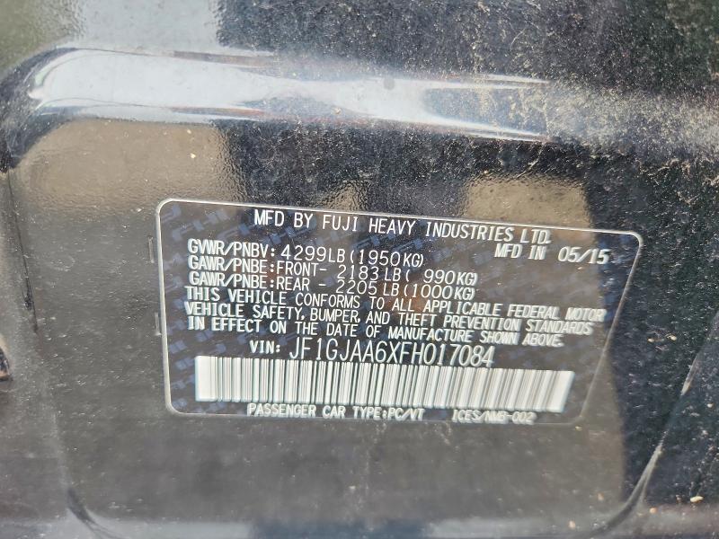 Aukcja sprzedaży 2015 Subaru Impreza, vin: JF1GJAA6XFH017084, numer aukcji: 67331336