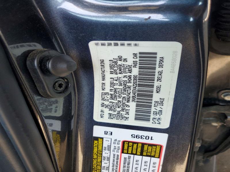 Продажа на аукционе авто 2010 Toyota Corolla, vin: 1NXBU4EEXAZ260890, номер лота: 69219916