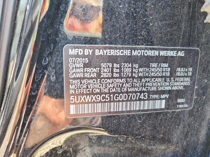 Продажа на аукционе авто 2016 Bmw X3, vin: 5UXWX9C51G0D70743, номер лота: 68097106