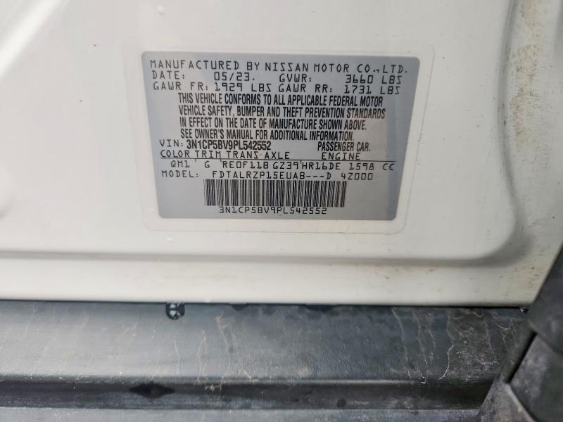 Aukcja sprzedaży 2023 Nissan Kicks, vin: 3N1CP5BV9PL542552, numer aukcji: 71073566