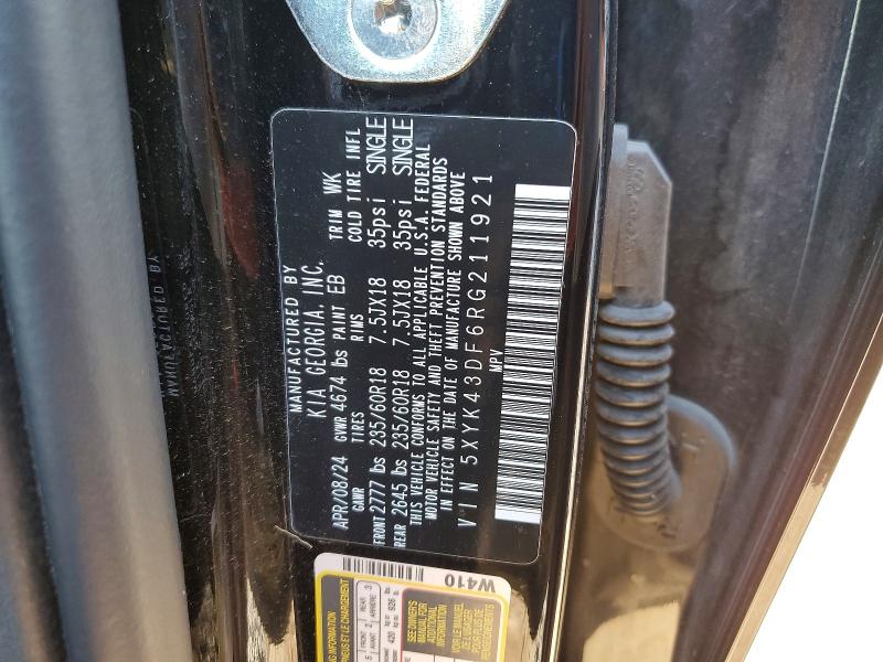 Продажа на аукционе авто 2024 Kia Sportage, vin: 5XYK43DF6RG211921, номер лота: 67304666