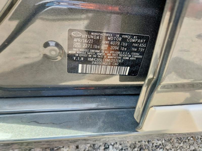 Продаж на аукціоні авто 2021 Hyundai Ioniq, vin: KMHC85LC6MU257067, номер лоту: 69996916