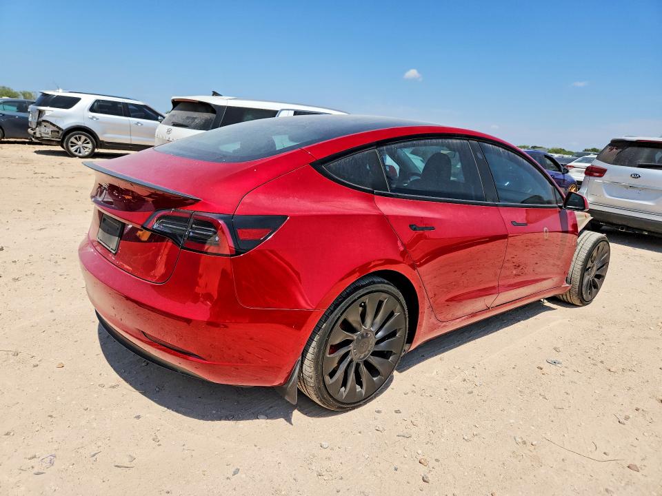 66885946 :رقم المزاد ، 5YJ3E1EC6PF497137 vin ، 2023 Tesla Model 3 مزاد بيع