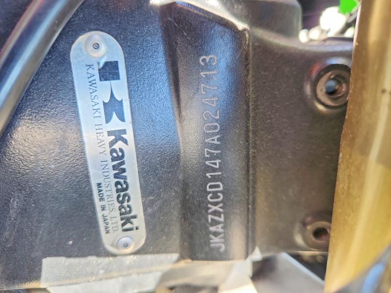 70680266 :رقم المزاد ، JKAZXCD147A024713 vin ، 2007 Kawasaki Zx1000 مزاد بيع