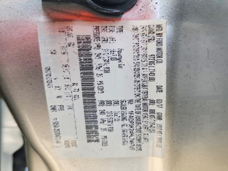 Продаж на аукціоні авто 2017 Ford Focus, vin: 1FADP3K24HL249785, номер лоту: 67735666