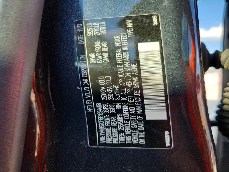 Auction sale of the 2014 Volvo Xc90, vin: YV4952CF6E1694468, lot number: 70866056