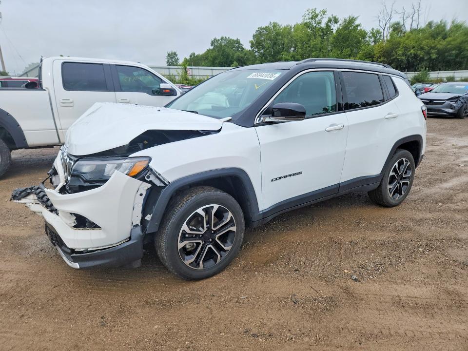 Продаж на аукціоні авто 2022 Jeep Compass, vin: 3C4NJDCB6NT190744, номер лоту: 66942036