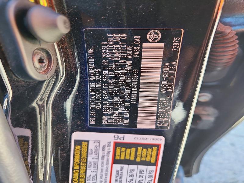 Aukcja sprzedaży 2015 Toyota Camry Hybrid, vin: 4T1BD1FK4FU158799, numer aukcji: 69029936