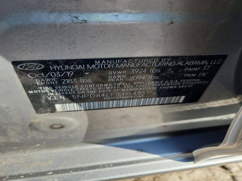 Aukcja sprzedaży 2020 Hyundai Elantra, vin: 5NPD84LF1LH548517, numer aukcji: 68082596