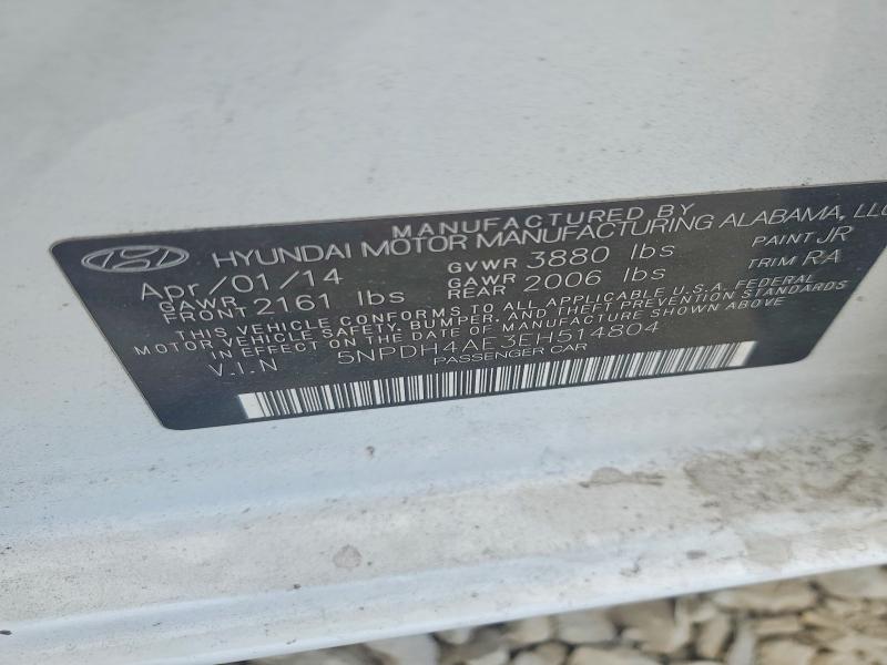 Продажа на аукционе авто 2014 Hyundai Elantra, vin: 5NPDH4AE3EH514804, номер лота: 69070716