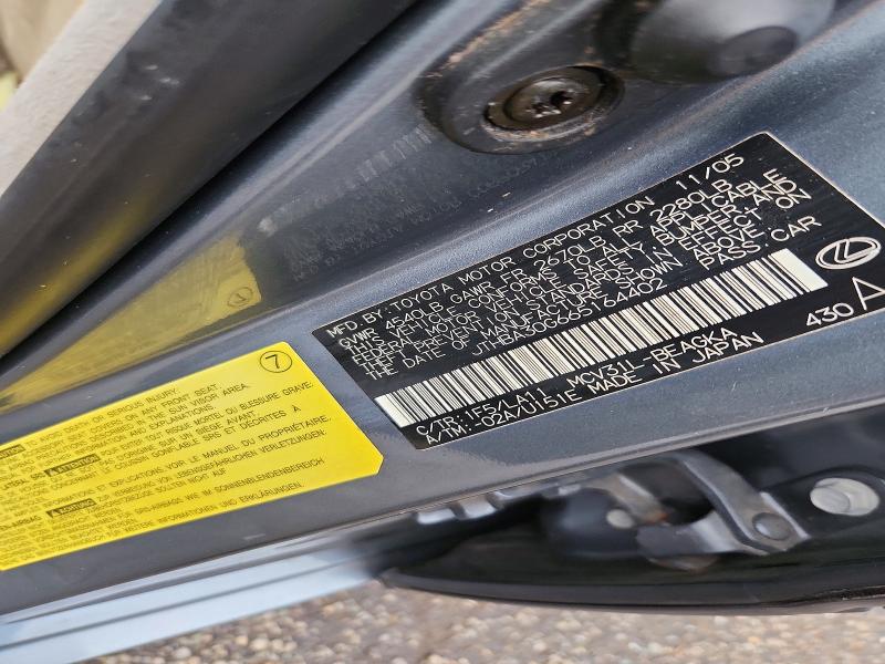 Продаж на аукціоні авто 2006 Lexus Es, vin: JTHBA30G665164402, номер лоту: 69403176