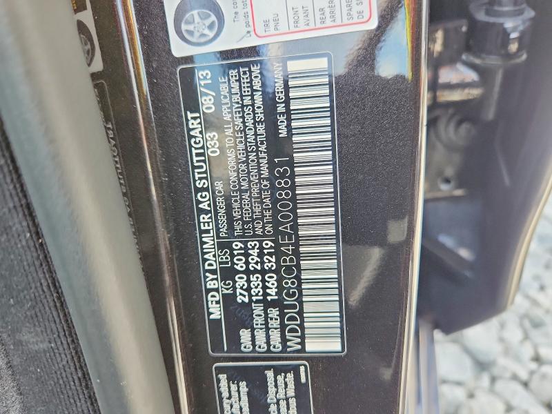 Aukcja sprzedaży 2014 Mercedes-benz S, vin: WDDUG8CB4EA008831, numer aukcji: 67640716