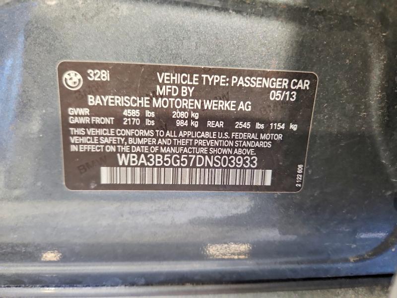 Aukcja sprzedaży 2013 Bmw 328, vin: WBA3B5G57DNS03933, numer aukcji: 67616016
