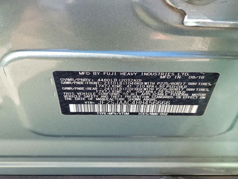 Продажа на аукционе авто 2017 Subaru Forester, vin: JF2SJAAC4HH456666, номер лота: 70371816