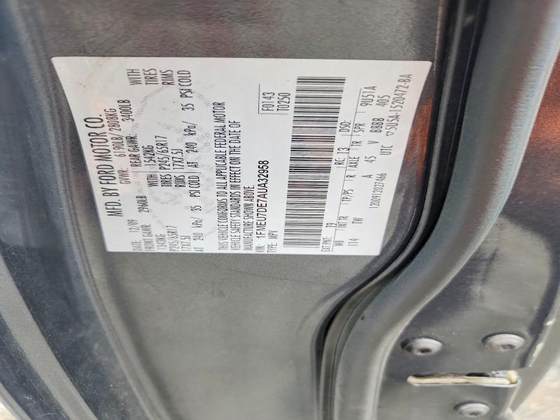 Продаж на аукціоні авто 2010 Ford Explorer, vin: 1FMEU7DE7AUA32958, номер лоту: 68292066