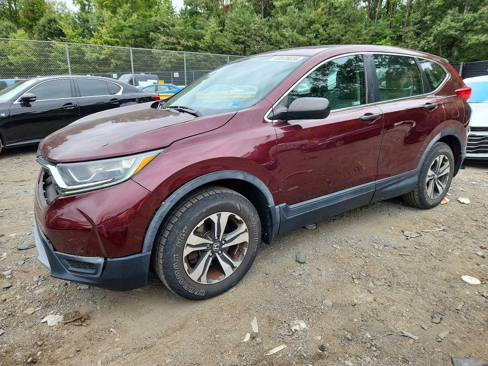 2019 Honda Cr-v Lx მანქანა იყიდება აუქციონზე, vin: 5J6RW6H35KL004337, აუქციონის ნომერი: 69576026