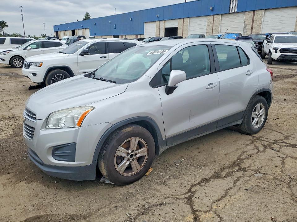 2016 Chevrolet Trax მანქანა იყიდება აუქციონზე, vin: 3GNCJKSB5GL256451, აუქციონის ნომერი: 69866356