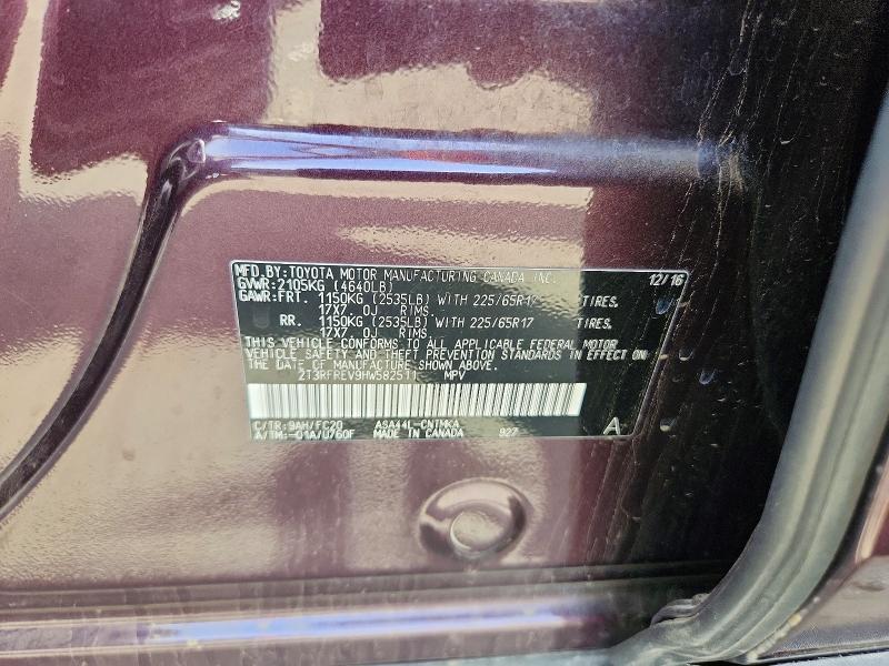 Aukcja sprzedaży 2017 Toyota Rav4, vin: 2T3RFREV9HW582511, numer aukcji: 70666646