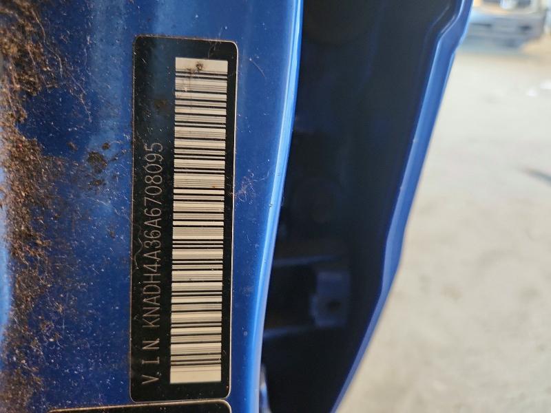 67872706 :رقم المزاد ، KNADH4A36A6708095 vin ، 2010 Kia Rio مزاد بيع