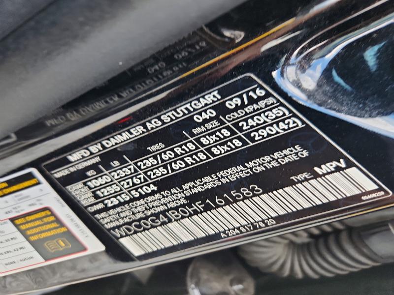 2017 Mercedes-benz Glc მანქანა იყიდება აუქციონზე, vin: WDC0G4JB0HF161583, აუქციონის ნომერი: 68692066