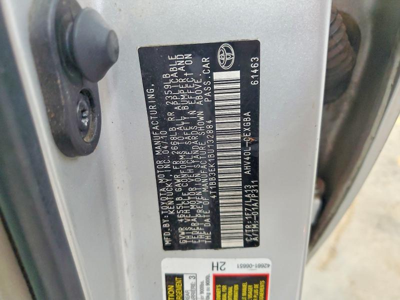 Продаж на аукціоні авто 2011 Toyota Camry, vin: 4T1BB3EK1BU132884, номер лоту: 68773806
