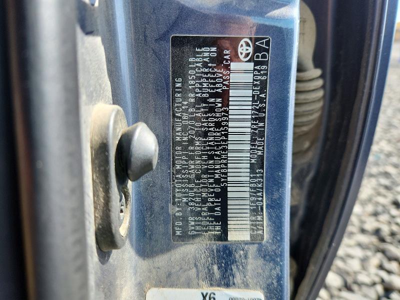 Aukcja sprzedaży 2014 Toyota Corolla, vin: 5YFBPRHE3EP159973, numer aukcji: 70109566