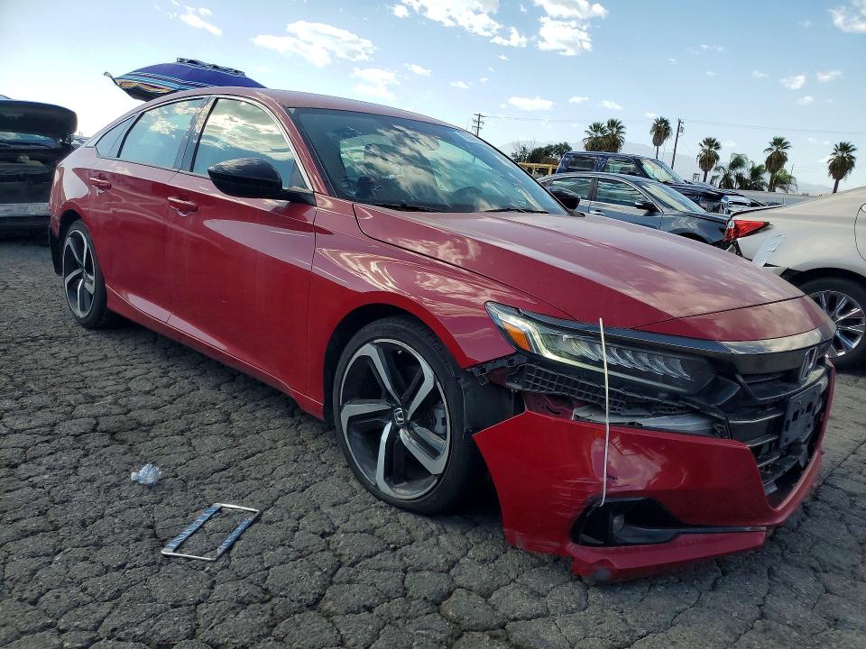 Продажа на аукционе авто 2021 Honda Accord, vin: 1HGCV1F49MA011904, номер лота: 70641846