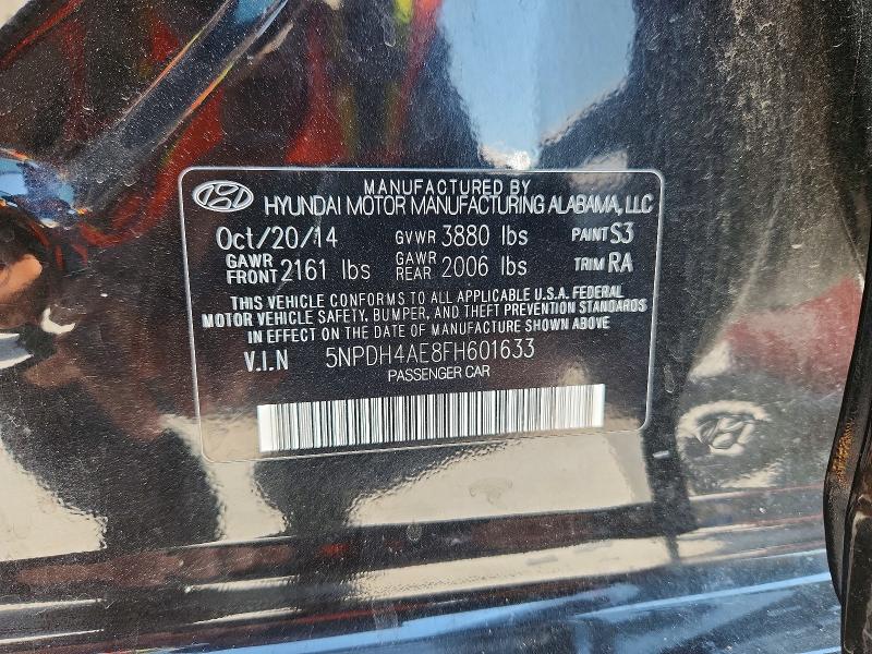 Продаж на аукціоні авто 2015 Hyundai Elantra, vin: 5NPDH4AE8FH601633, номер лоту: 67389116