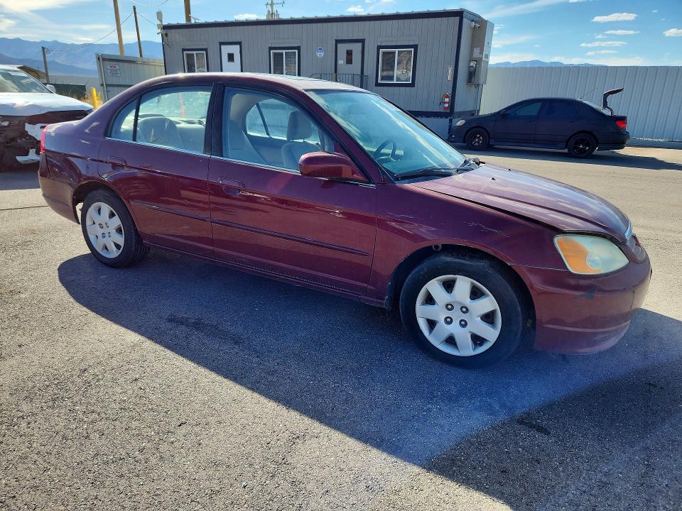 70017356 :رقم المزاد ، 1HGES257X2L017571 vin ، 2002 Honda Civic مزاد بيع