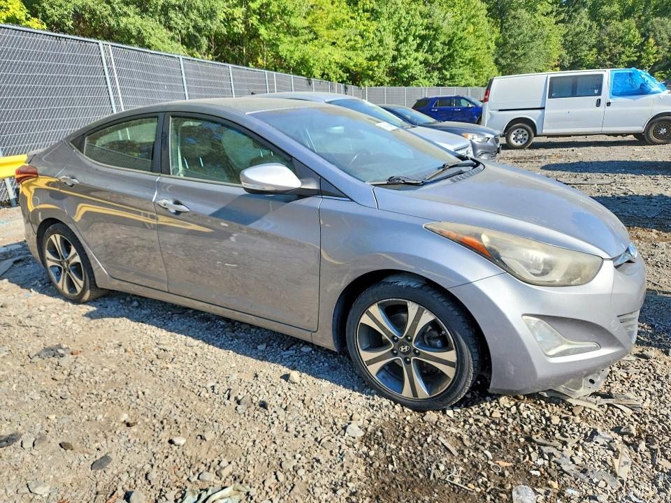 2014 Hyundai Elantra მანქანა იყიდება აუქციონზე, vin: KMHDH4AH6EU049351, აუქციონის ნომერი: 69485946