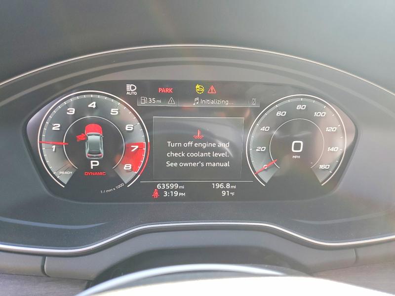 2021 Audi Q5 მანქანა იყიდება აუქციონზე, vin: WA1BAAFY4M2008518, აუქციონის ნომერი: 68994646