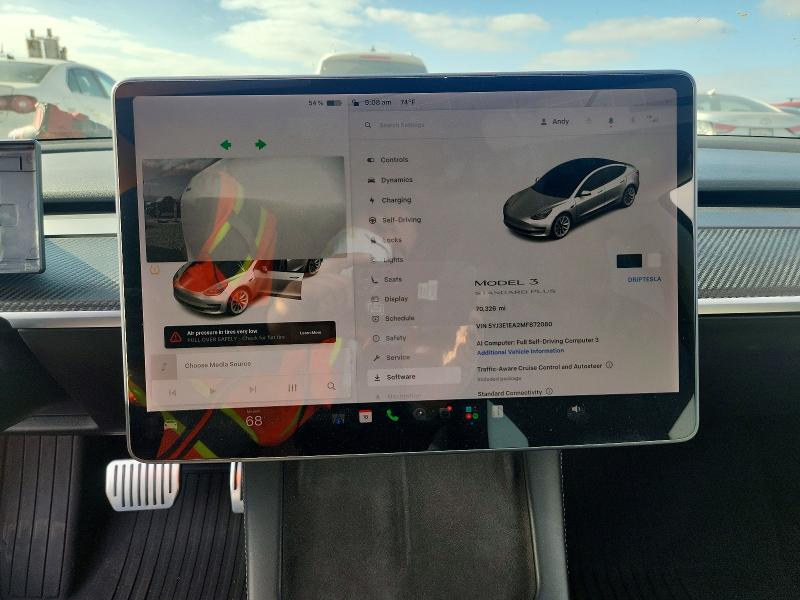 Aukcja sprzedaży 2021 Tesla Model 3, vin: 5YJ3E1EA2MF872080, numer aukcji: 69428266