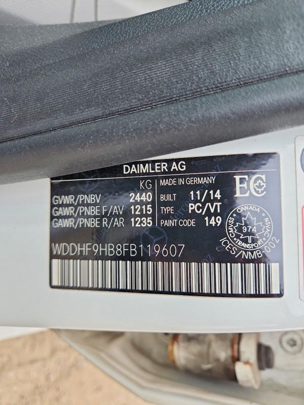 Aukcja sprzedaży 2015 Mercedes-benz E, vin: WDDHF9HB8FB119607, numer aukcji: 70548906