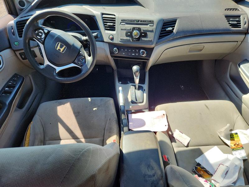 66253746 :رقم المزاد ، 2HGFB2F87CH329454 vin ، 2012 Honda Civic مزاد بيع