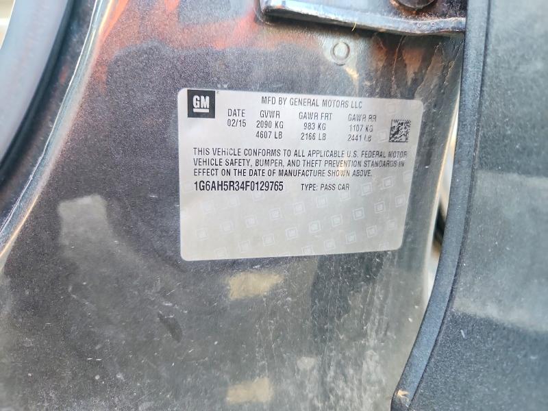 2015 Cadillac Ats მანქანა იყიდება აუქციონზე, vin: 1G6AH5R34F0129765, აუქციონის ნომერი: 66990436