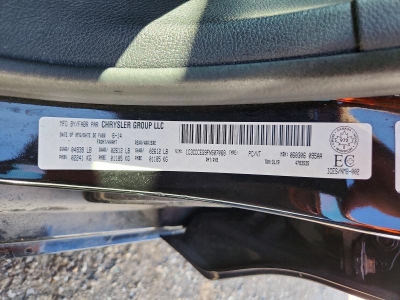 Aukcja sprzedaży 2015 Chrysler 200, vin: 1C3CCCEG9FN507068, numer aukcji: 68061456